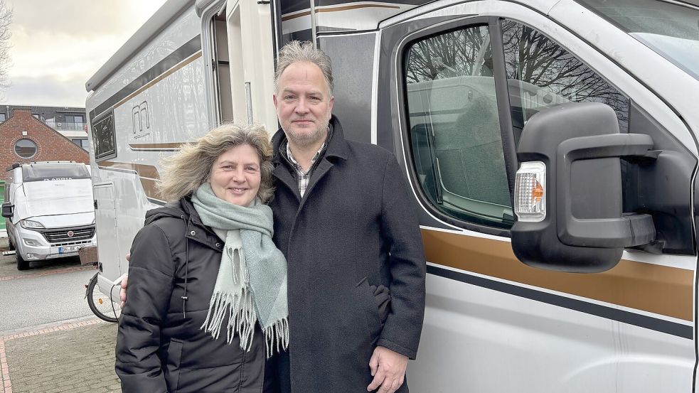 Zum dritten Mal in der Stadt: Hardy und Dagmar Tiede aus Kleve.