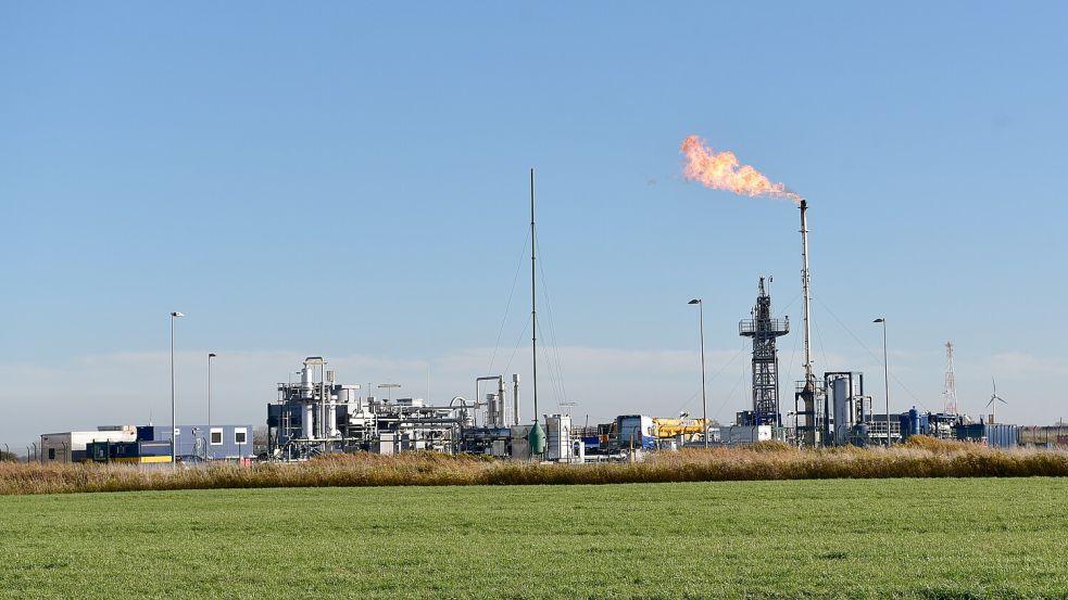 Die Gasförderungsanlage „Greetsiel West Z1“ ist eine von aktuell drei solchen Anlagen auf dem Gemeindegebiet der Krummhörn. Foto: Heinz Wagenaar/Archiv
