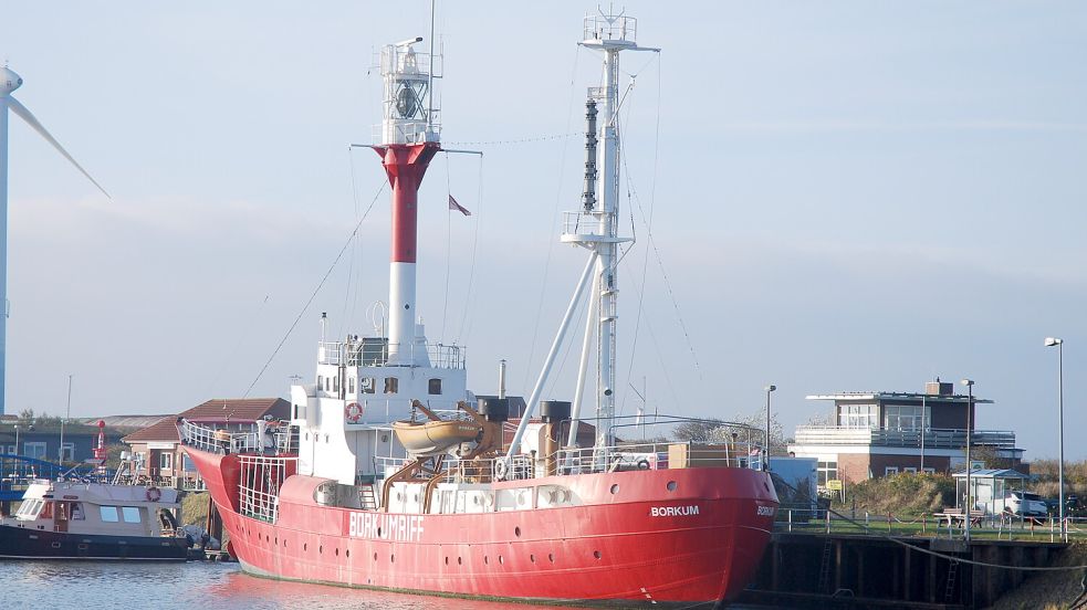 Borkums Feuerschiff wird liebevoll auch „Rote Lady“ genannt. Foto: Florian Ferber/Archiv