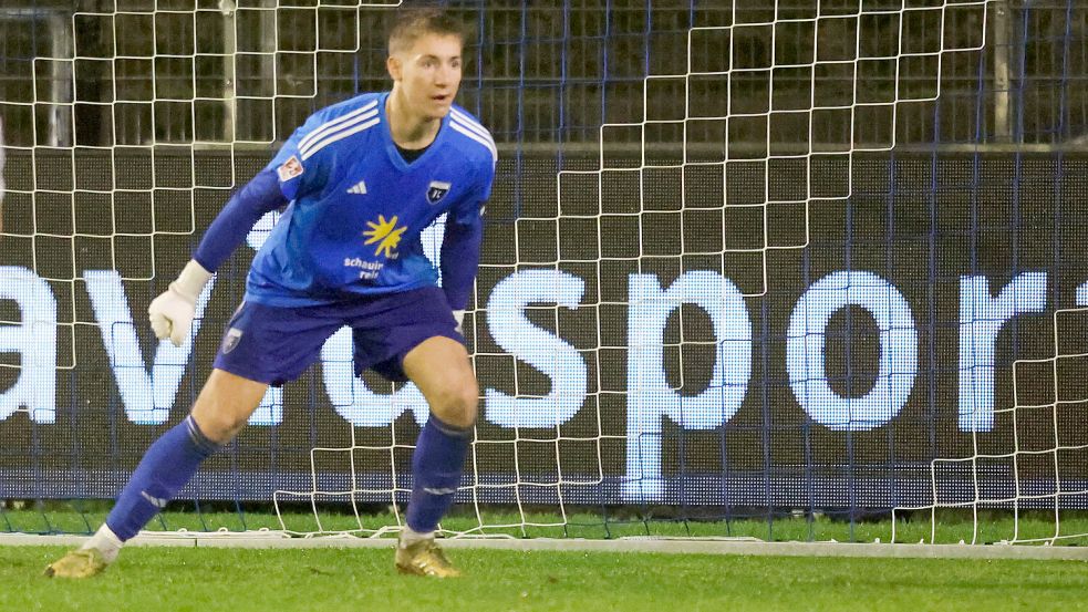 Marcel Bergmann bestritt für Kickers Emden 28 Regionalliga-Partien. Foto: Jens Doden/Emden