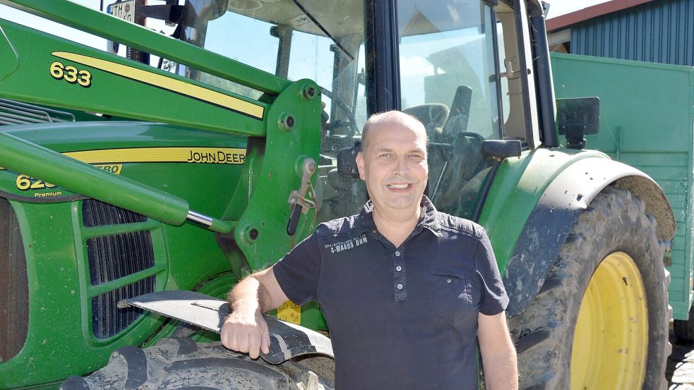 Manfred Tannen ist Präsident des Landwirtschaftlichen Hauptvereins für Ostfriesland. Er betreibt einen Hof in Bensersiel. Foto: Foto: LHV Ostfriesland