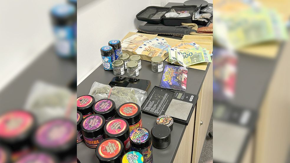 Bei den Kontrollen in Gröpelingen wurden diverse Beweismittel gefunden. Foto: Polizei