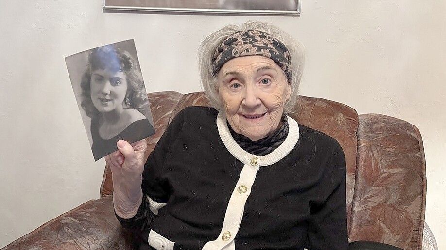 70 Jahre Altersunterschied und doch dieselbe Person. Foto: Pia Pentzlin