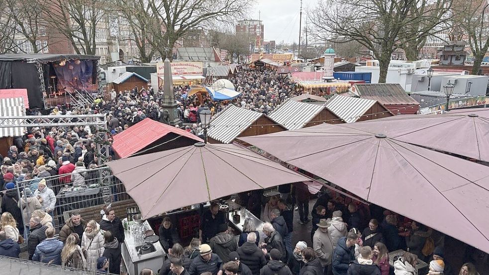 Der Stadtgarten ist zum Silvester-Elführtje jedes Jahr voller. Könnte die Party-Fläche vergrößert werden? Foto: Mona Hanssen/Archiv