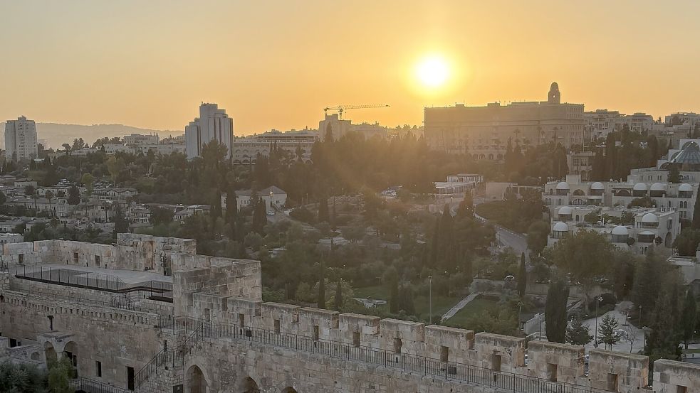 Blick vom Davidturm auf das westliche Jerusalem: Lars Reckermann hat im November vergangenen Jahres live aus Israel berichtet. Foto: Lars Reckermann