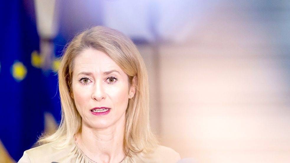 Kaja Kallas, EU-Außenbeauftragte, zeigt sich offen für neue Iran-Sanktionen. Foto: Geert Vanden Wijngaert/AP/dpa