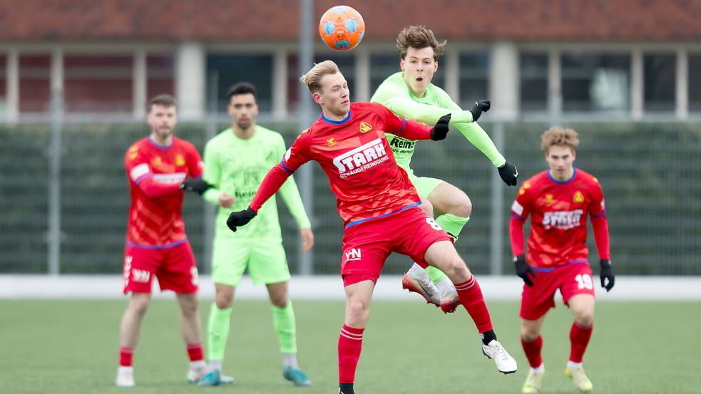 GW Firrel testete am Sonntag gegen den Oberligisten Atlas Delmenhorst. Foto: Doden/Emden