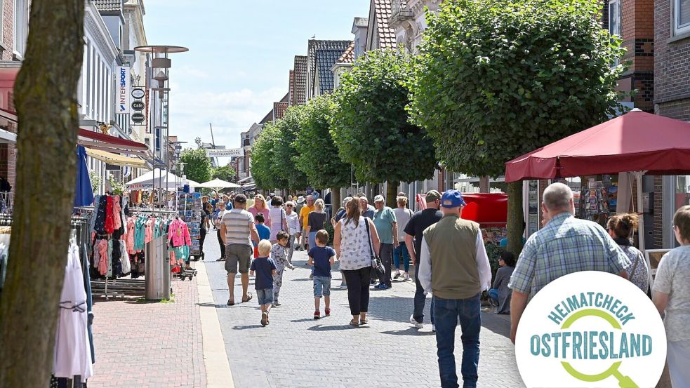 Mit einer belebten Innenstadt punktet Norden bei seinen Einwohnern. Foto: Ute Bruns