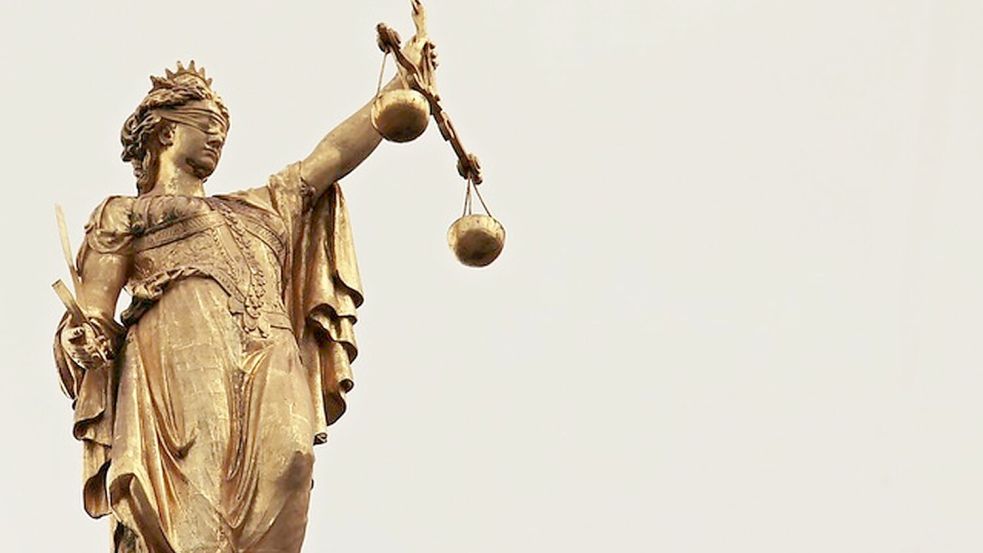 Justitia, die Göttin der Gerechtigkeit, ist blind. Symbolfoto: Pixabay