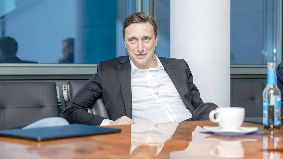 CDU-Landeschef Sebastian Lechner im NOZ-Interview. Foto: Sebastian Dannenberg