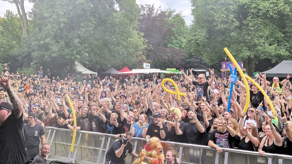 Zum Free for All in Stapelmoor strömen Musikfans. Foto: Archiv