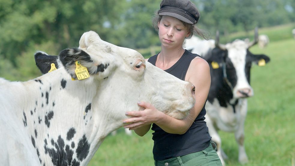 Maren Osterbuhr würde ihre Kühe auch gegen BTV-8 impfen lassen. Foto: Archiv/Klaus Ortgies
