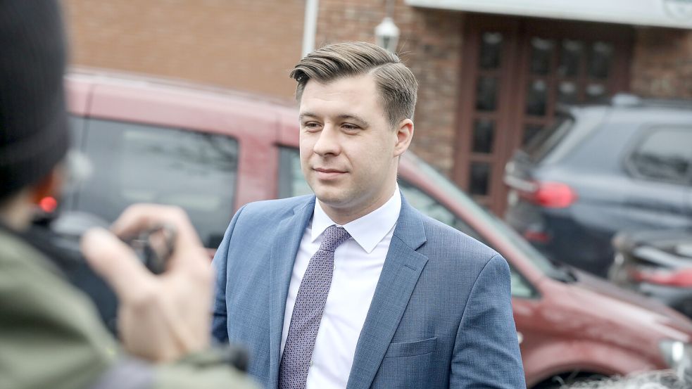 Jean-Pascal Hohm, Bundesvorsitzender der "Generation Deutschland", wird vom Verfassungsschutz Brandenburg als rechtsextrem eingestuft. Foto: Claus Hock