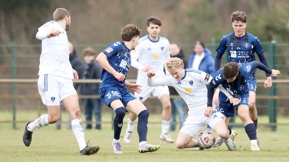 Am vergangenen Samstag bestritt Kickers beim VfB Oldenburg sein siebtes Winter-Testspiel und im Test über 120 Minuten 3:1. Foto: Jens Doden/ Emden