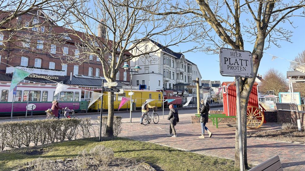 Die Umgebung Am Georg-Schütte-Platz liegt im Sanierungsgebiet Kurviertel. Foto: Florian Ferber