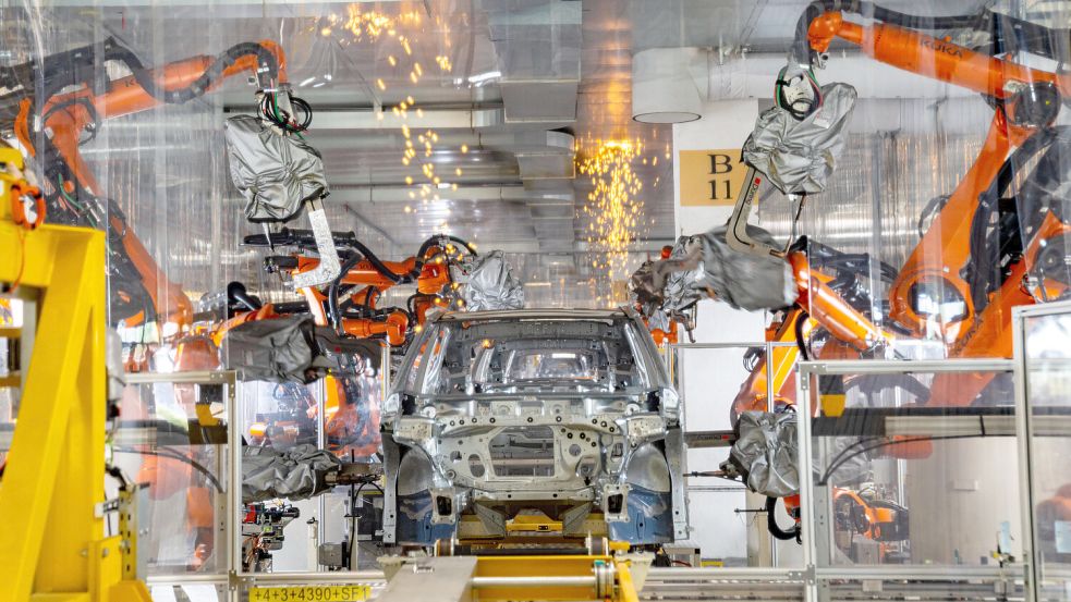 Autoproduktion bei Volkswagen im chinesischen Hefei: Hier wird demnächst wohl auch Olaf Lies, der Ministerpräsident von Niedersachsen, zu Besuch sein. Foto: CFOTO/Imago