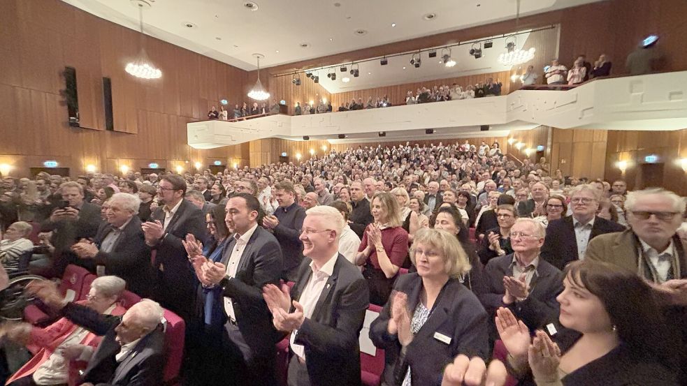 Nach Abschluss des Films gab es stehende Ovationen. Foto: Jonas Bothe