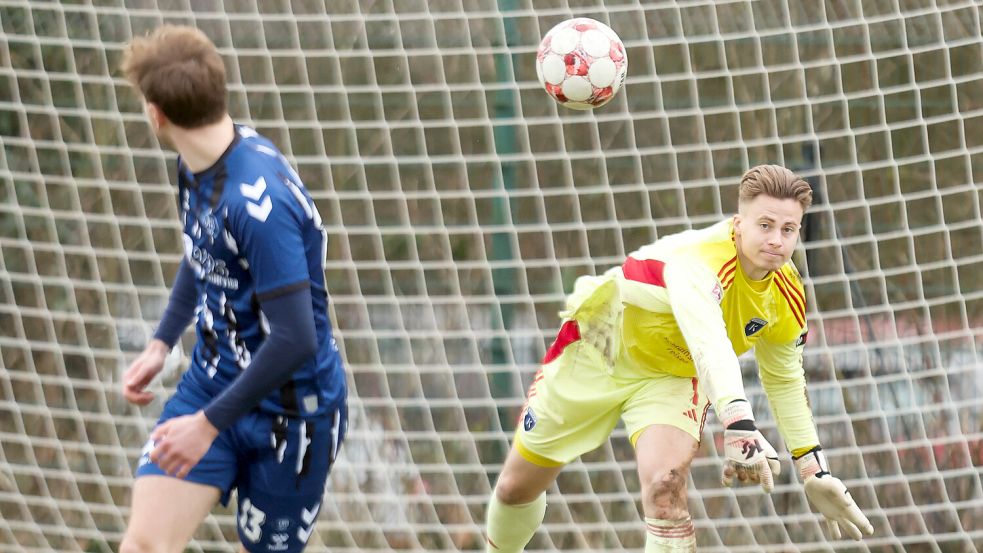 Moritz Schulze hat sich in Emden gut eingefunden. Foto: Jens Doden/ Emden