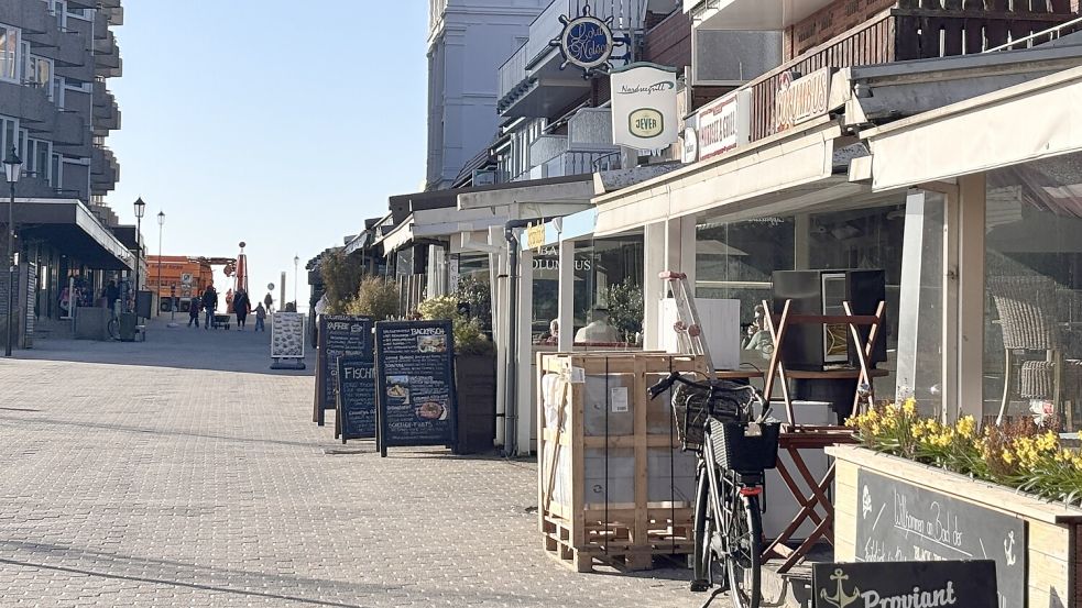 Zur Gastronomiesituation auf Borkum sollen Einschätzungen eingeholt werden. Foto: Florian Ferber