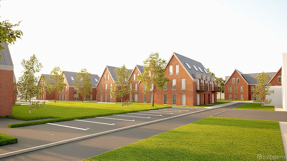 So sollen die Gebäude aussehen. Visualisierung: Ingenieurbüro Lüppens