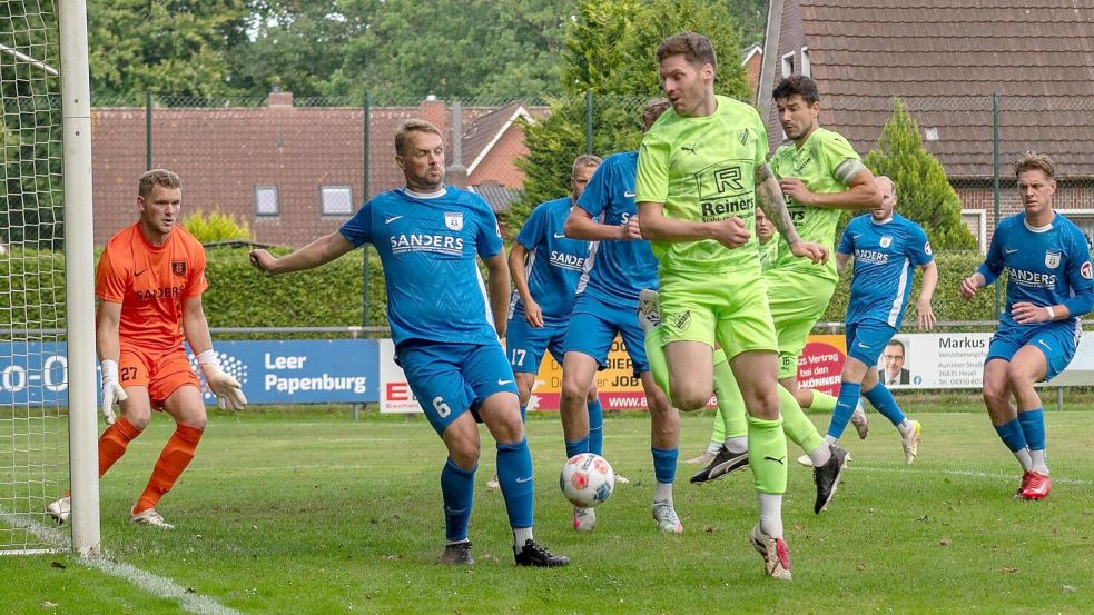 Im Hinspiel gewann Firrel mit 3:1. Foto: Heiner Lohmann