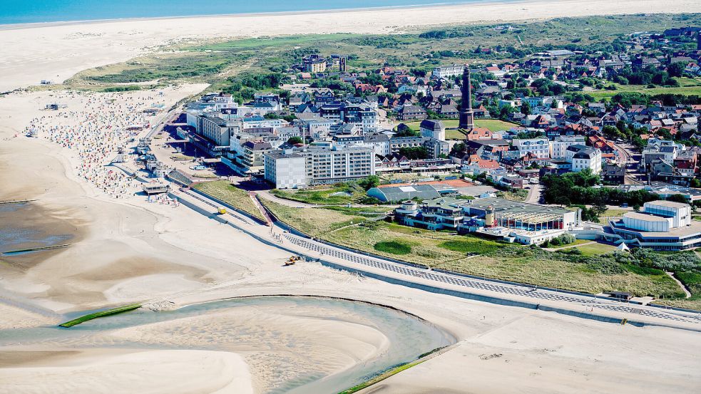 Borkum punktet bei Allergikern mit einer reinen, jod- und aerosolhaltigen Luft sowie der Pollenarmut. Foto: Hauke-Christian Dittrich/dpa/Archiv