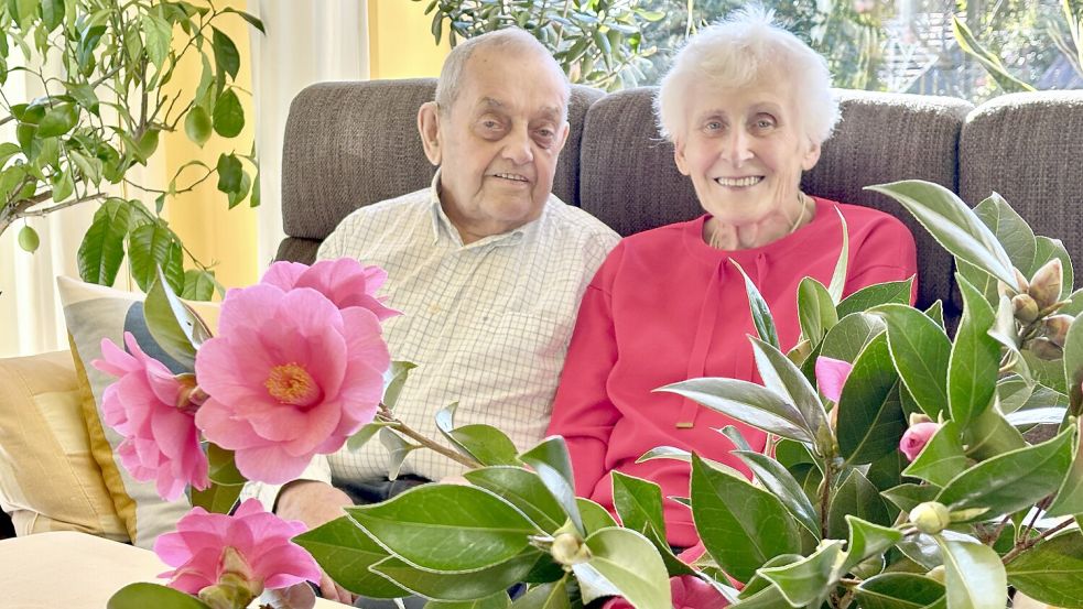Bertus und Marlies Schrage feiern eiserne Hochzeit. Foto: Klaus Ortgies