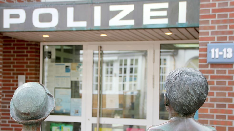 Die Polizeistation Borkum findet sich in der Strandstraße 11. Foto: Florian Ferber/Archiv