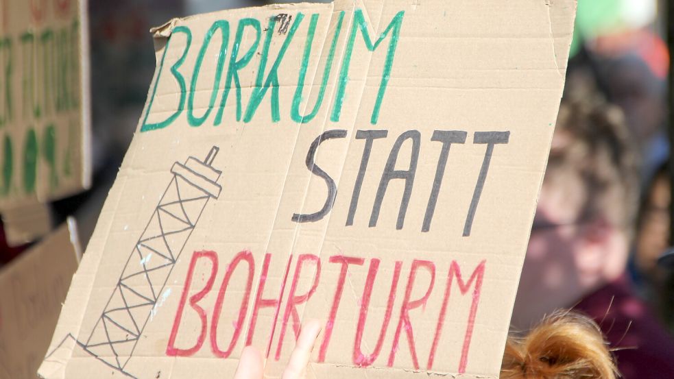 Den Protest gegen die Gasförderung vor Borkum haben die Grünen nicht exklusiv. Foto: Florian Ferber