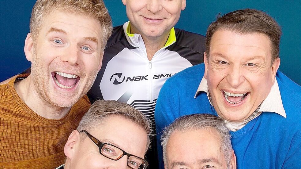 Reine Männersache, aber auch für Frauen unterhaltsam: Die Premiere der Komödie „Männerparadies“ am Boulevardtheater Bremen. Foto: Boulevardtheater Bremen