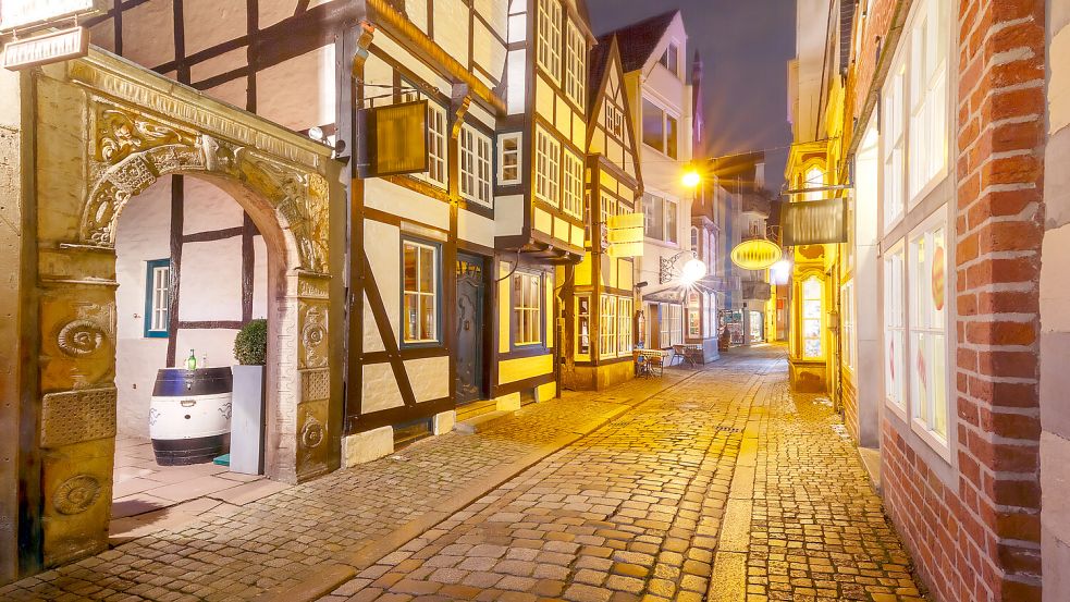 Im Schnoor wurde in der Nacht zu Sonntag eingebrochen. Foto: imago-images/Panthermedia