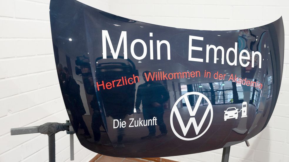 Die Volkswagen-Akademie befindet sich direkt auf dem Gelände von VW Emden. Foto: Klaus Ortgies