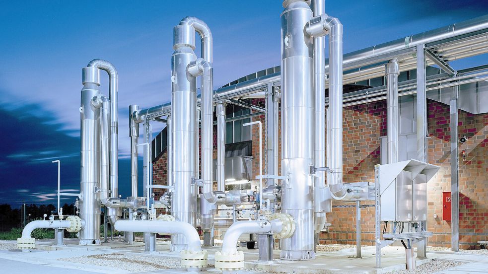 Ein Problem für den Winter? Der Füllstand der Gasspeicher wie hier in Huntorf ist viel zu niedrig. Foto: EWE AG