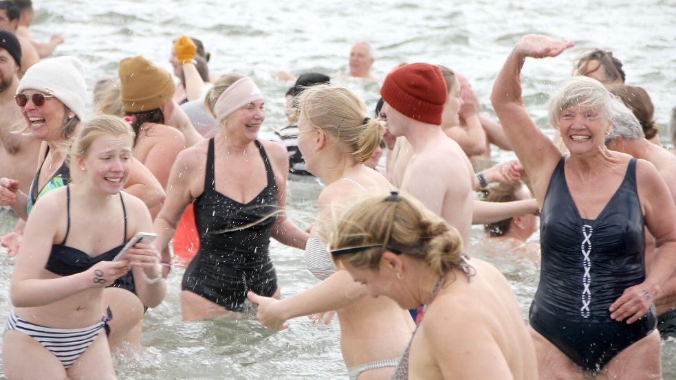 Im Wasser gab es eine große, aber kurze Abkühlung. Foto: Florian Ferber