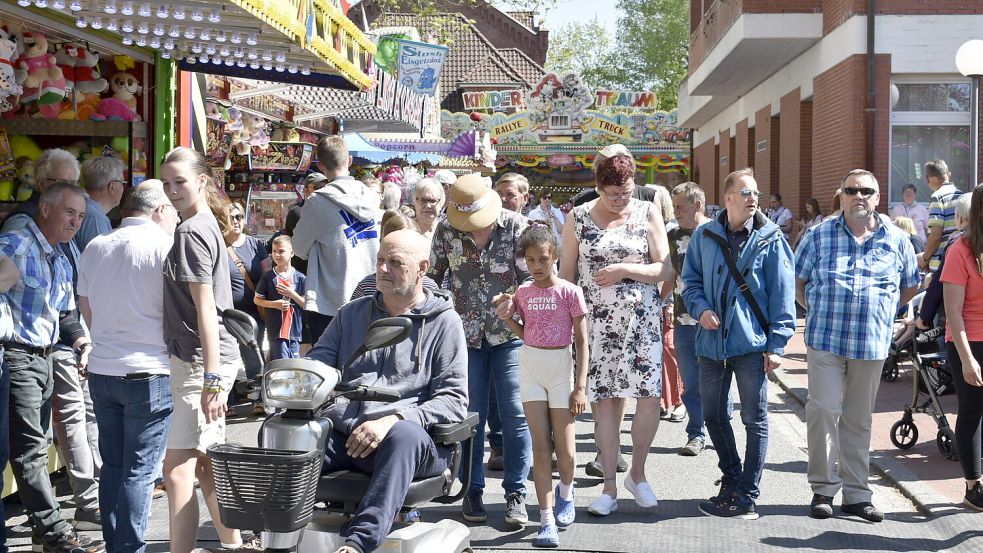 Weener startet mit dem Johannimarkt in den Mai. Foto: Vivien Buntjer/Archiv