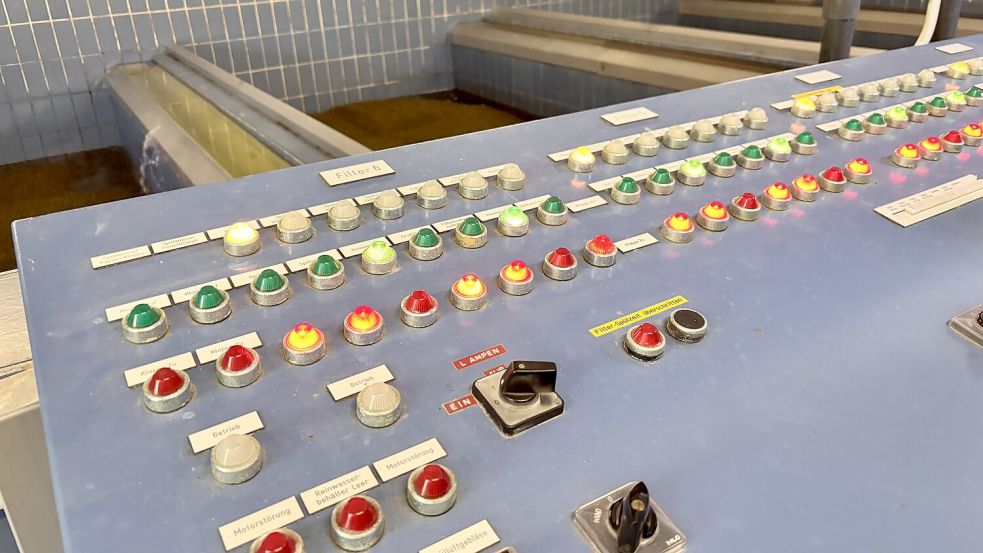 Die technische Ausstattung im alten Wasserwerk stammt aus den 1960ern. Foto: Florian Ferber