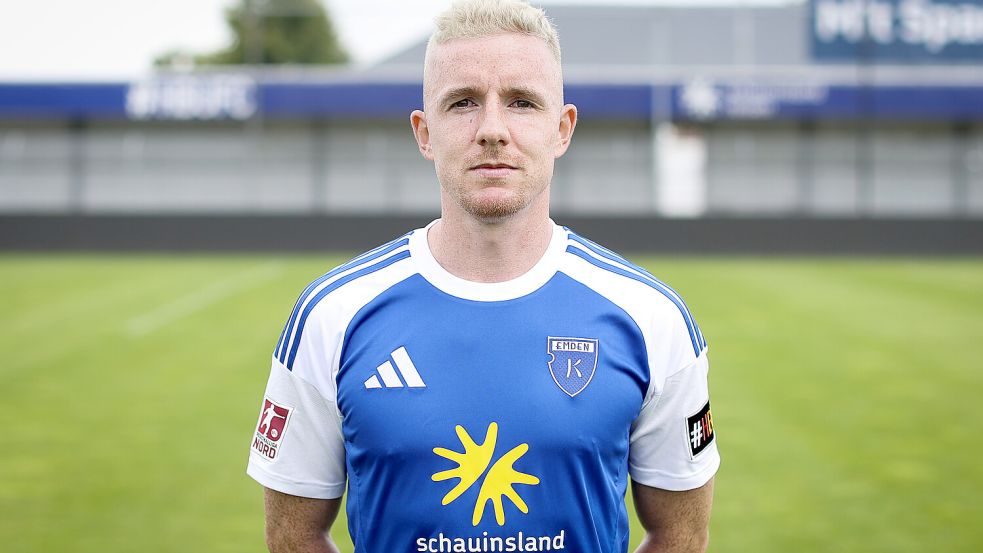 Tobias Steffen spielte drei Saisons für Kickers Emden. Foto: Jens Doden/ Emden