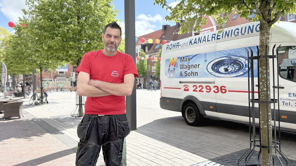 Fest entschlossen: Dieses Mal will Reza Darbani Oberbürgermeister werden. Fotos: Stephanie Schuurman