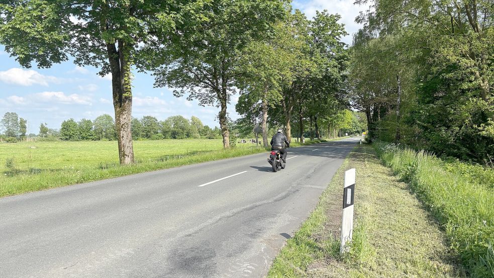 Die Burgstraße in Detern wird gesperrt. Foto: Lars Löschen