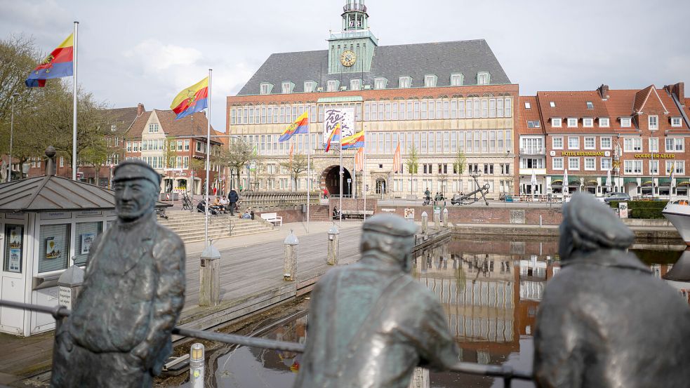 Letztlich kommt es auch auf die Aufenthaltsqualität an: die Stadt Emden und ihre Delftspucker. Foto: Sina Schuldt/dpa