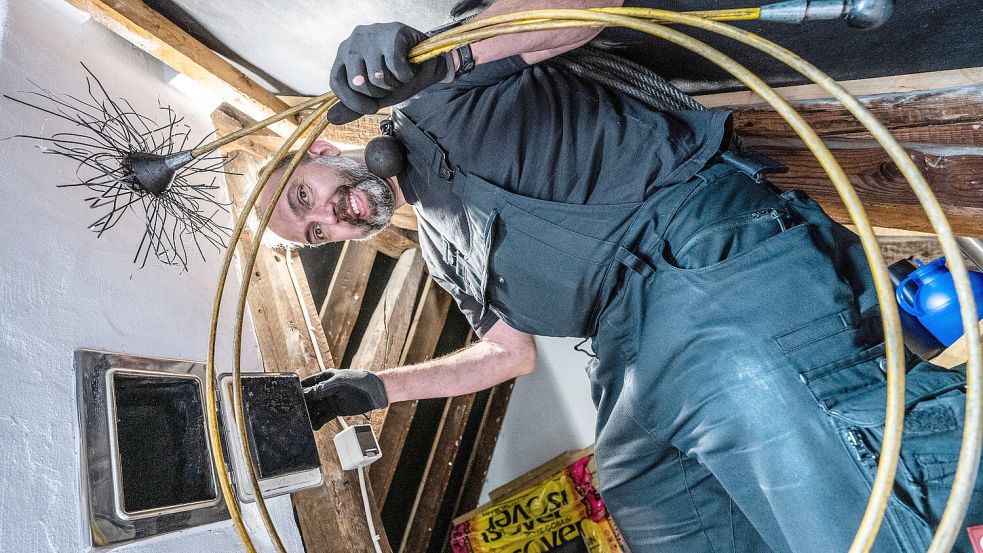 Man sieht: Christian Wolf hat Spaß an seiner zweiten Berufung. Fotos: Klaus Ortgies