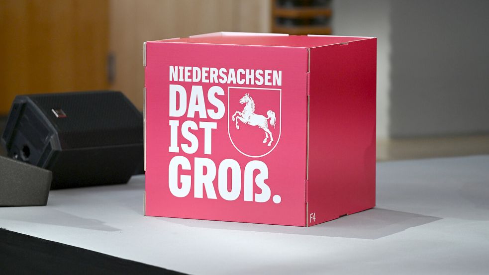 Der neue Slogan für Niedersachsen. DPA-Foto: Elisa Schu