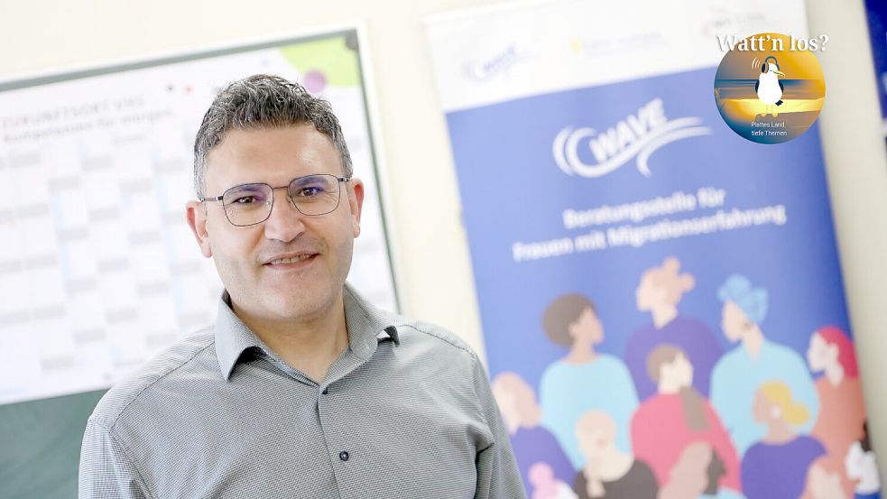 Mahmoud Mahmed spricht im Podcast über seine Flucht aus Syrien, das Ankommen in Ostfriesland und seine heutige Arbeit als Flüchtlingsbeauftragter des Landkreises Aurich. Foto: Romuald Banik/Archiv