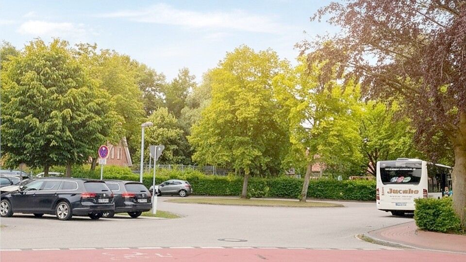 Der Buswendeplatz in Filsum soll komplett umgebaut werden. Foto: Samtgemeinde Jümme