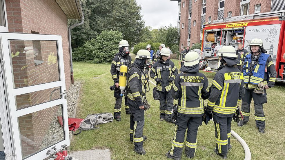Die Feuerwehr Norden war im Einsatz. Foto: Freiwillige Feuerwehr Norden