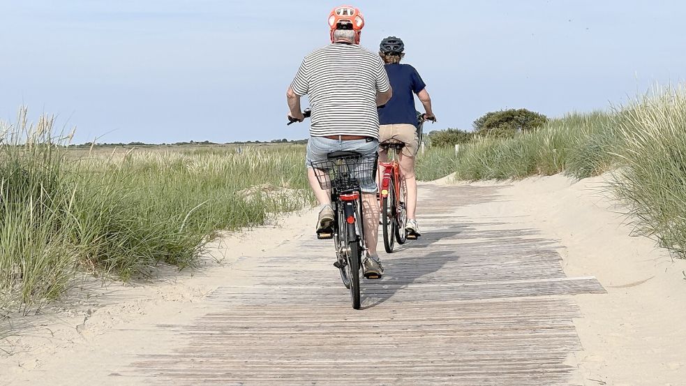 Der Loopdeelenweg ist bei Radfahrern sehr beliebt. Foto: Florian Ferber