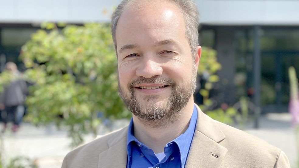 Der AfD-Bundestagsabgeordnete Martin Sichert in Zetel. Foto: Imke Oltmanns