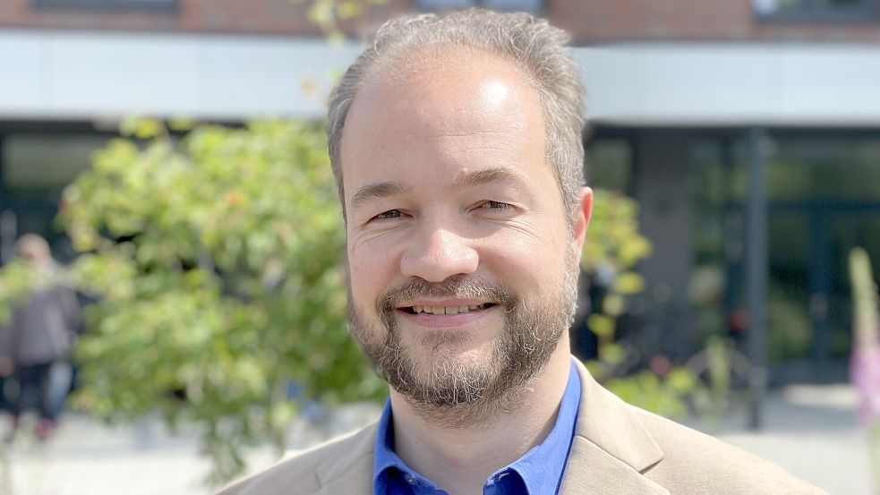 Der AfD-Bundestagsabgeordnete Martin Sichert in Zetel. Foto: Imke Oltmanns