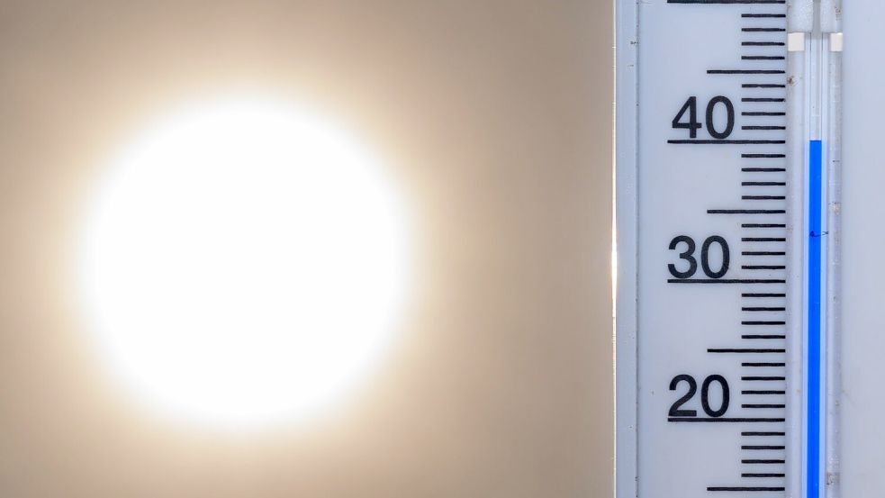 Hohe Temperaturen sind auch auf Borkum keine Seltenheit mehr. Symbolfoto: Patrick Pleul/dpa