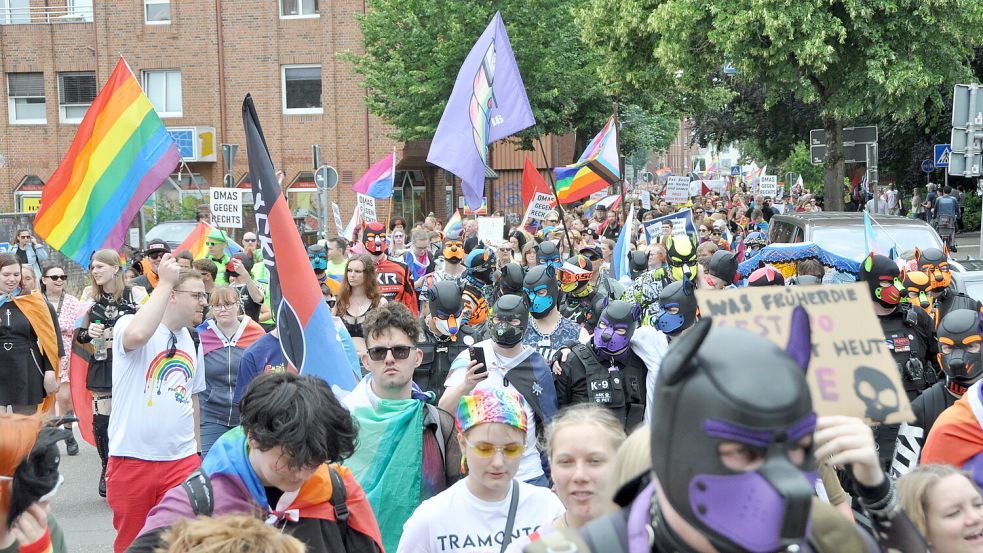 Der CSD in Leer soll auch in diesem Jahr stattfinden. Foto: Bodo Wolters/Archiv